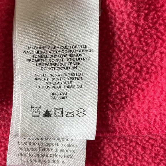 Columbia Benton Springs Fuchsia Hot Pink Full Zip Fleece Hoodie Gray Accents - Picture 10 of 16